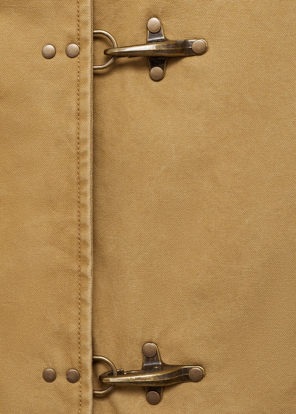 Парка оверсайз с контрастным воротником