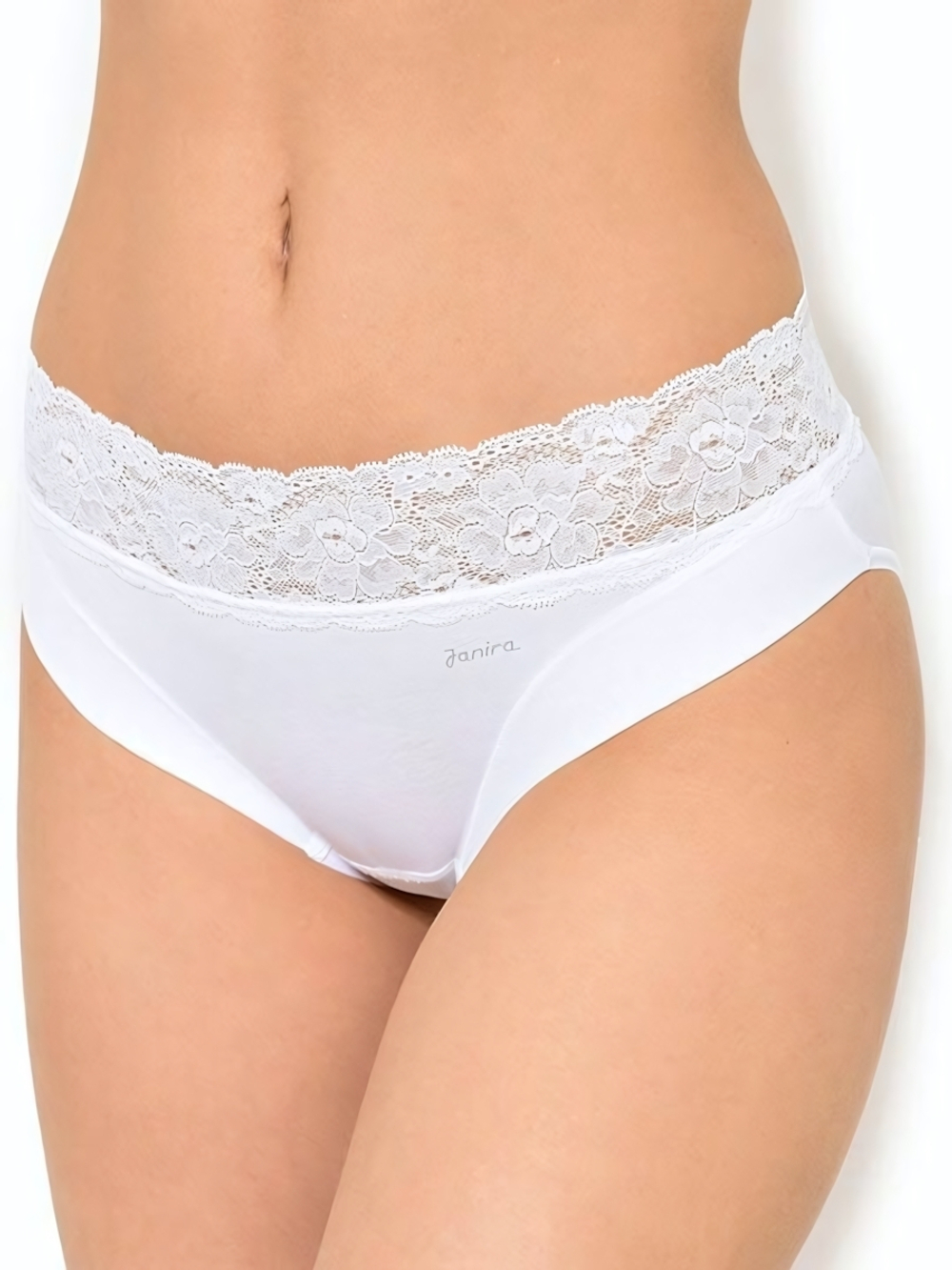 Трусики-слипы Dolce Cinture с кружевным пояском (Размер: M) (Цвет: черный)