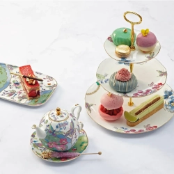 Wedgwood Стеклянный поднос с бабочками, 3-й уровень