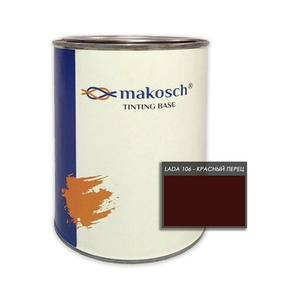 Автоэмаль makosch/LADA Granta 106, Базовая эмаль, красно-коричневый, 800мл.