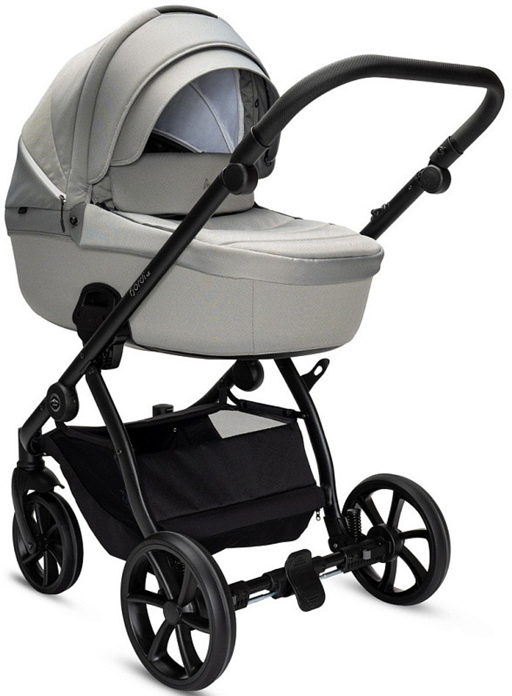 Детская коляска Noordi Fjordi V2 4 в 1 с автокреслом Terra Black и базой 1462814 Grey