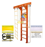 Шведская стенка Kampfer Wooden Ladder Wall Basketball Shield 3м с матом