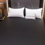 Простынь на резинке Страйп Сатин Однотонный 100% хлопок RR1CT035