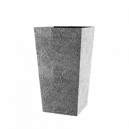 Кашпо CONIC SILVER MAX 40x40x70