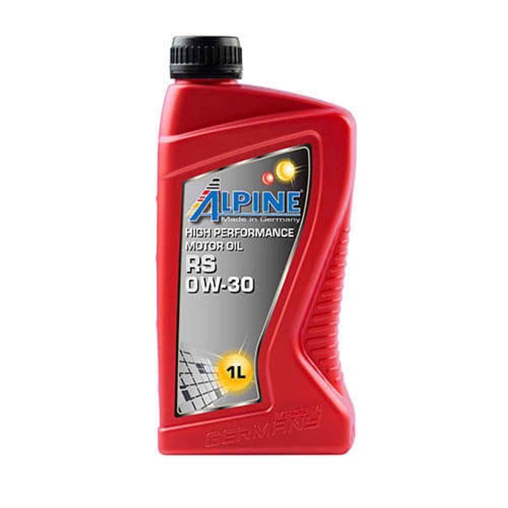 Моторное масло синтетическое ALPINE RS 0W-30 1 л х20 шт