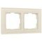 Рамка на 2 поста Werkel Favorit молочный W0021141 4690389183409