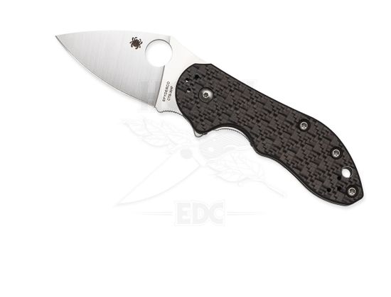 Складной нож Spyderco Dice C182CFTIP c клинком из стали CTS-XHP, рукоять карбон
