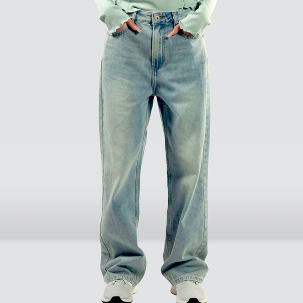 Джинсы женские Аквамарин экологичные 4001А-88331 (Длина брюк увеличена)