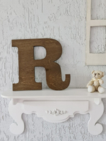 Буква английского алфавита деревянная настенная