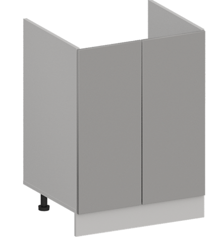 Кухня Модуль ШНМ 600 Графит / Лайт Грей