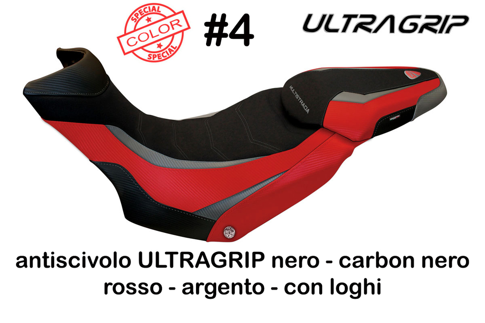 Ducati Multistrada 1200 Enduro 2016-2018 Tappezzeria чехол для сиденья LuxSC ультра-сцепление (Ultra-Grip)