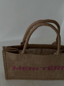 Пляжная сумка из джута