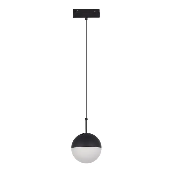 ST681.446.07 Магнитный трековый светильник Черный LED 1*7W 4000K Lm Ra90 120° IP20 D100xH- 48V СКАЙЛАЙН 48V
