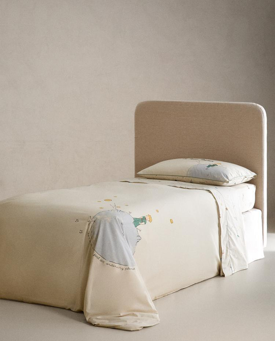 ZARA HOME ПОДОДЕЯЛЬНИК С ПРИНТОМ "МАЛЕНЬКИЙ ПРИНЦ", РАЗНОЦВЕТНЫЙ
