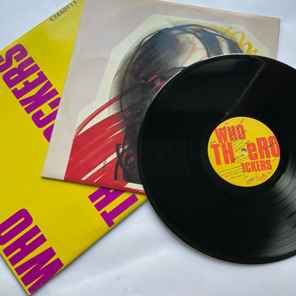 Винтажная виниловая пластинка LP The Rockers, WHO TH eROCKERS (Япония 1980) (Без Оби) Японский Рок
