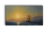 Картина для интерьера "Закат на море", Айвазовский И.К.