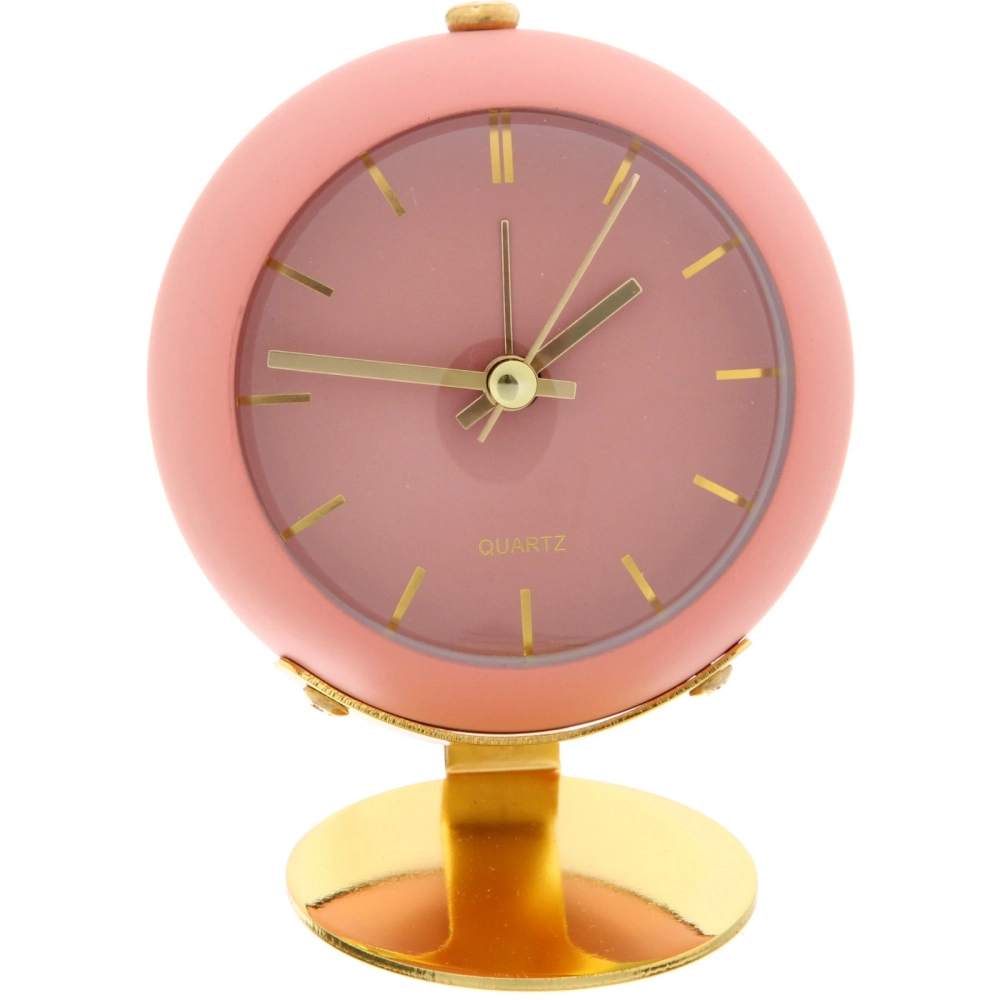 Будильник «ALICE» 8,5*5см розовый