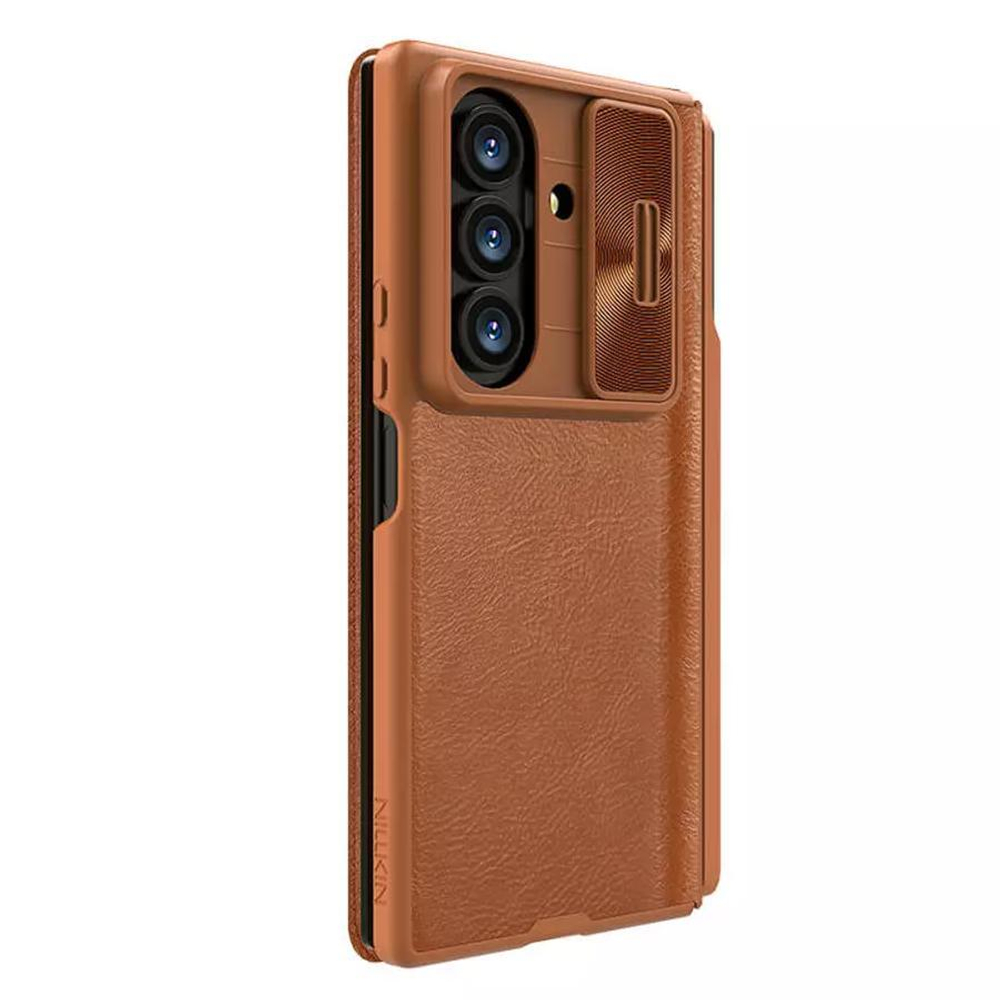 Кожаный чехол-книжка Nillkin Leather Qin Pro для Samsung Galaxy Z Fold 7