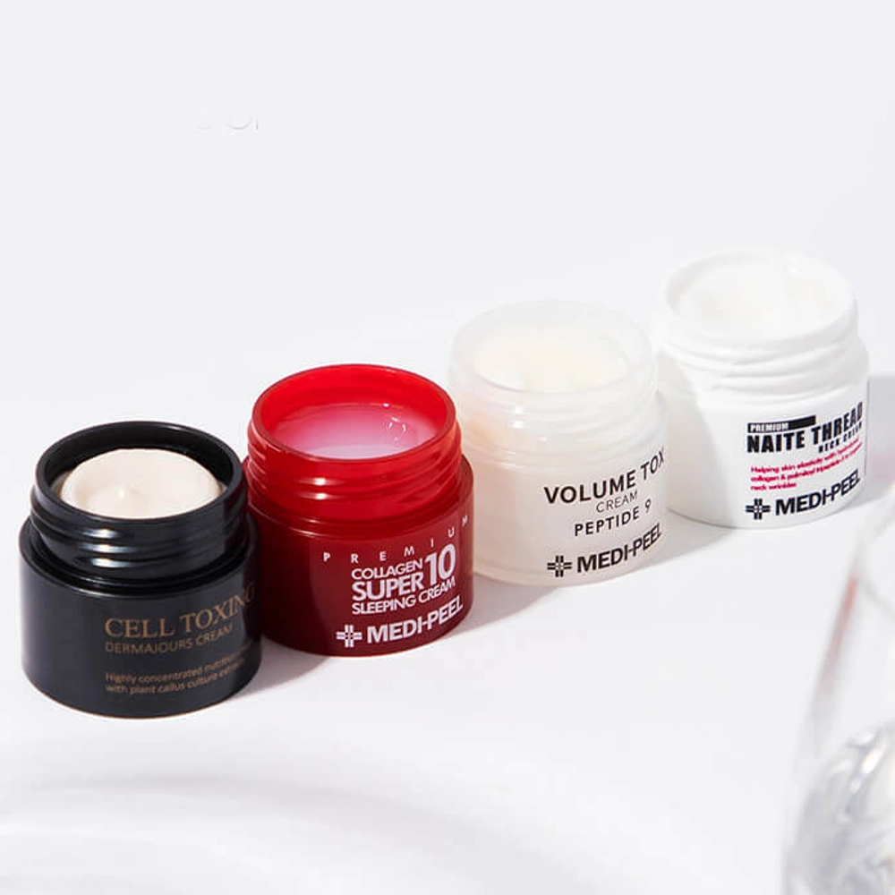 Набор кремов для лица и шеи Medi-Peel Signature Cream Trial Kit  4х10гр