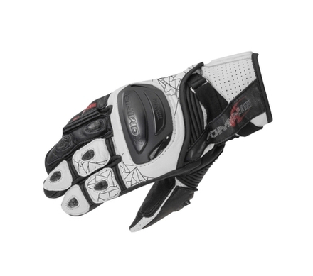 Мотоперчатки Komine GK-236 White-Black L
