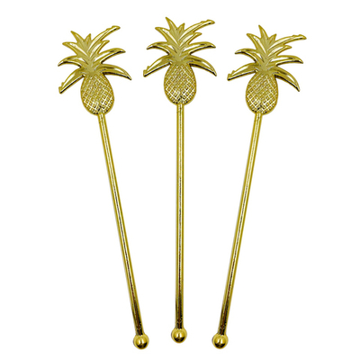 Шпажки для канапе одноразовые "Тропическая пальма" Золото