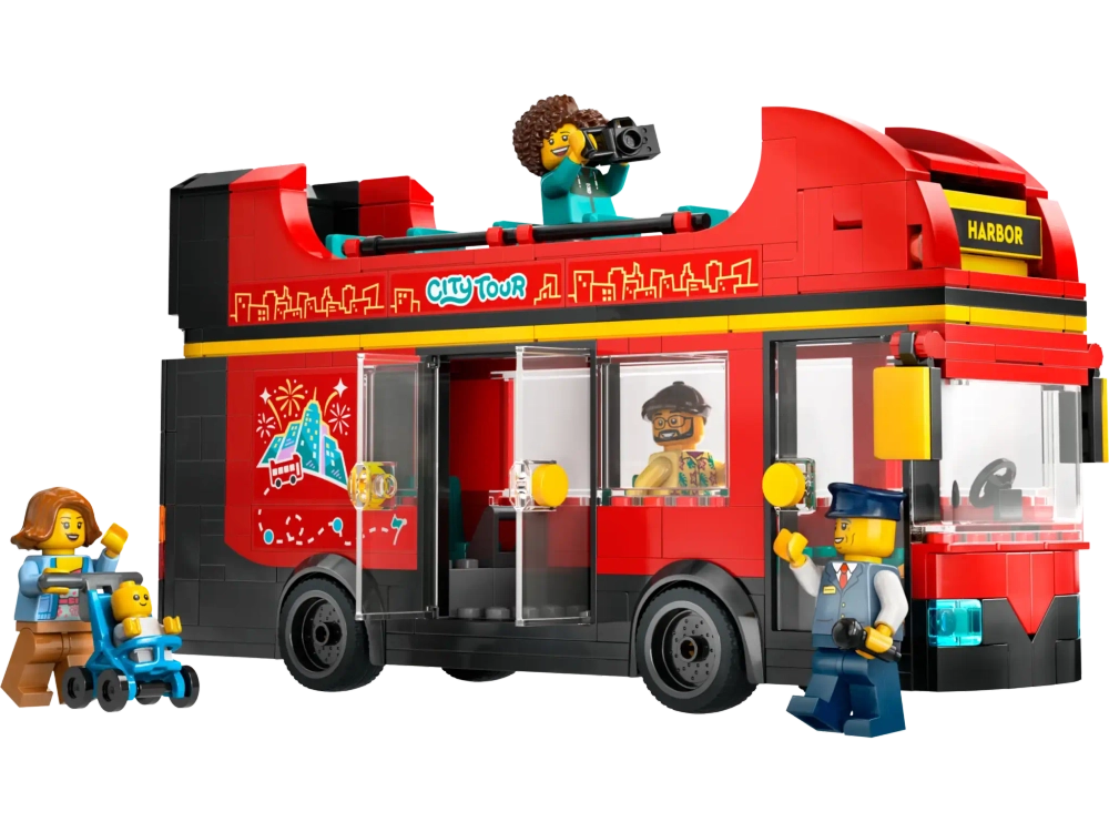 Конструктор LEGO City 60407 Двухэтажный экскурсионный автобус