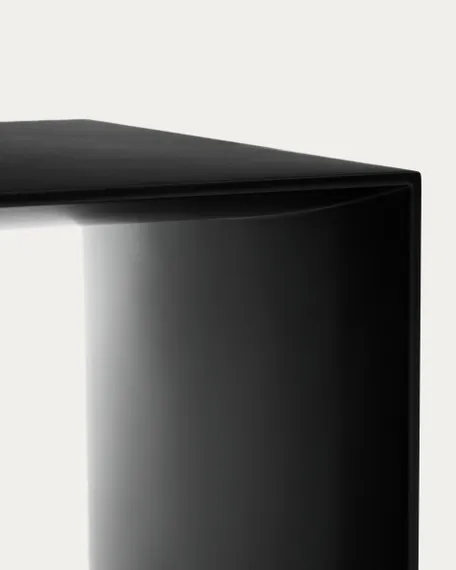 Приставной столик Litto из черного лакированного МДФ, 55 x 40 см