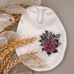 Брошь 3D " Королевская роза"