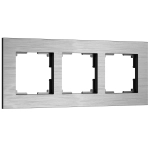 Рамка на 3 поста AluMax (алюминий) W0033506
