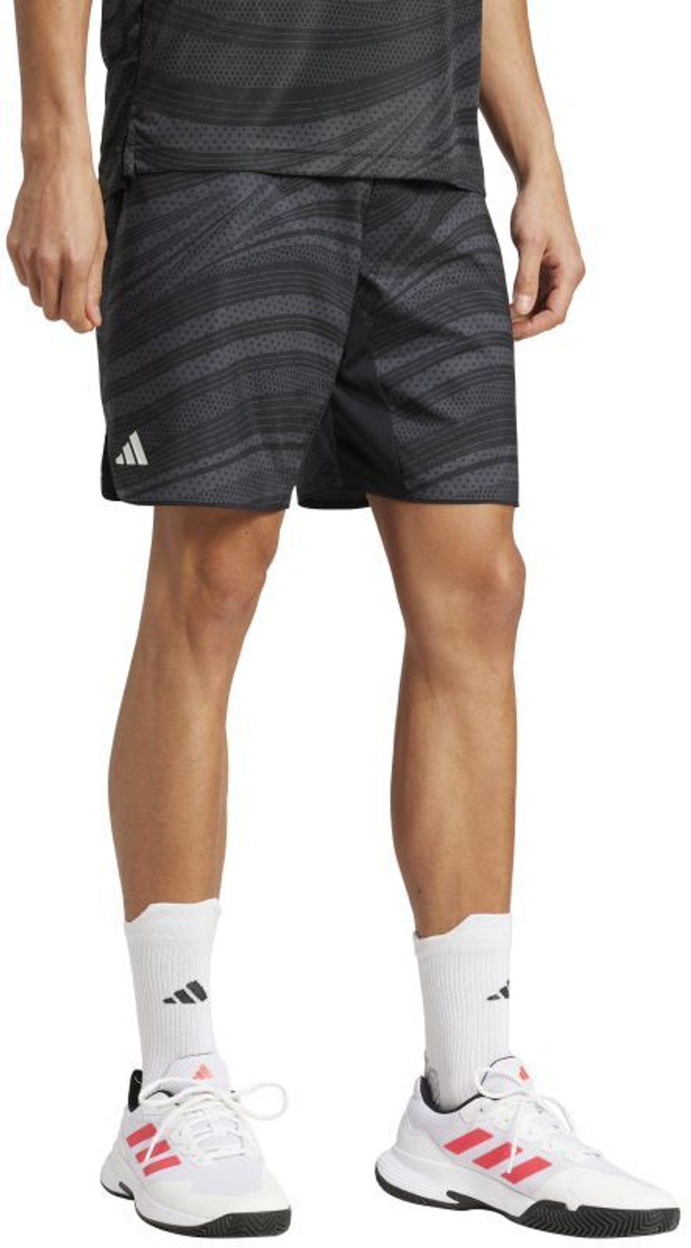 Мужские теннисные шорты Adidas Climacool Graphic 7" - черный