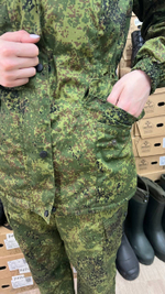 Женская горка Валькирия флис осень зима /зелёный пиксель /