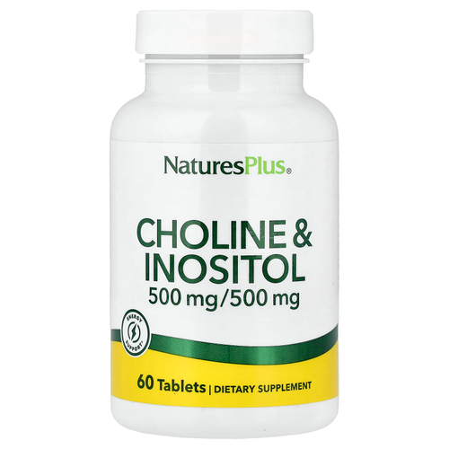 NaturesPlus, Холин и инозитол, 60 таблеток