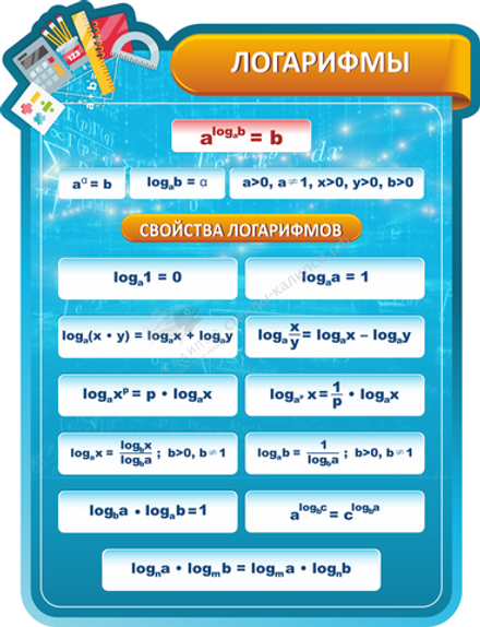 "Логарифмы" резной стенд