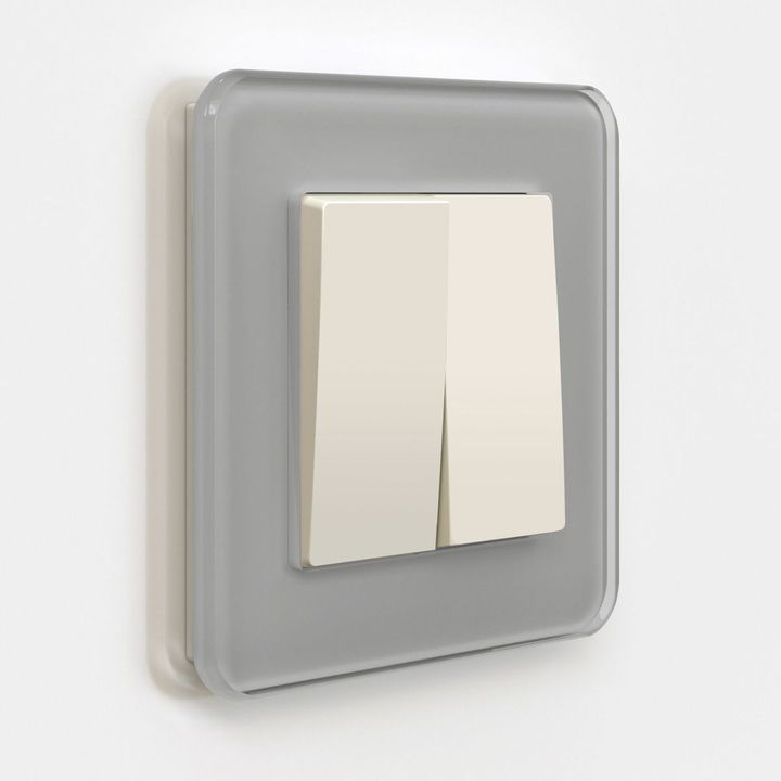 Выключатель двухклавишный Werkel айвори матовый W1120062 4690389184642