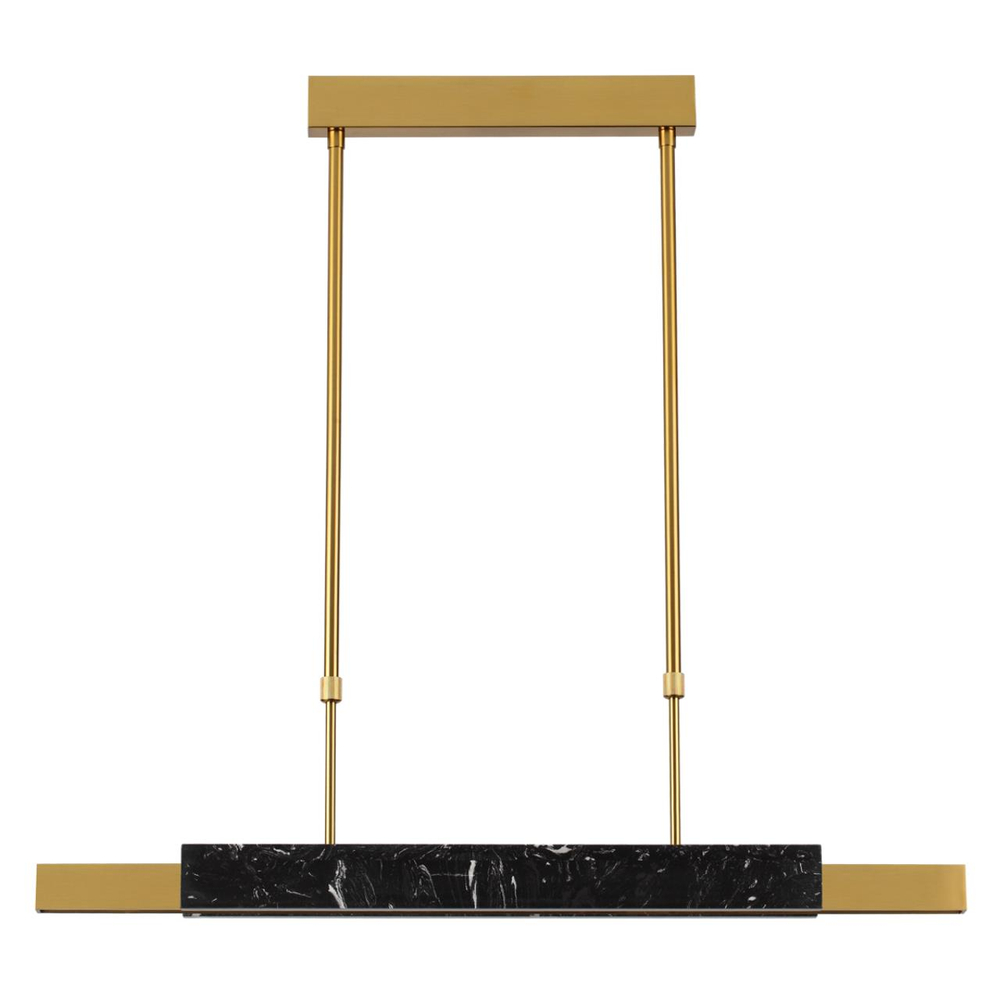 4361/25L MIDCENT ODL24 000 черный мрамор/антич. бронза/металл/акрил Подвесной светильник IP20 LED 25W 3000K 220V MARMI