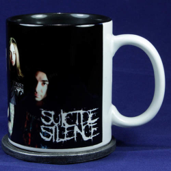 Кружка Suicide Silence ( фото группы на чёрном фоне )