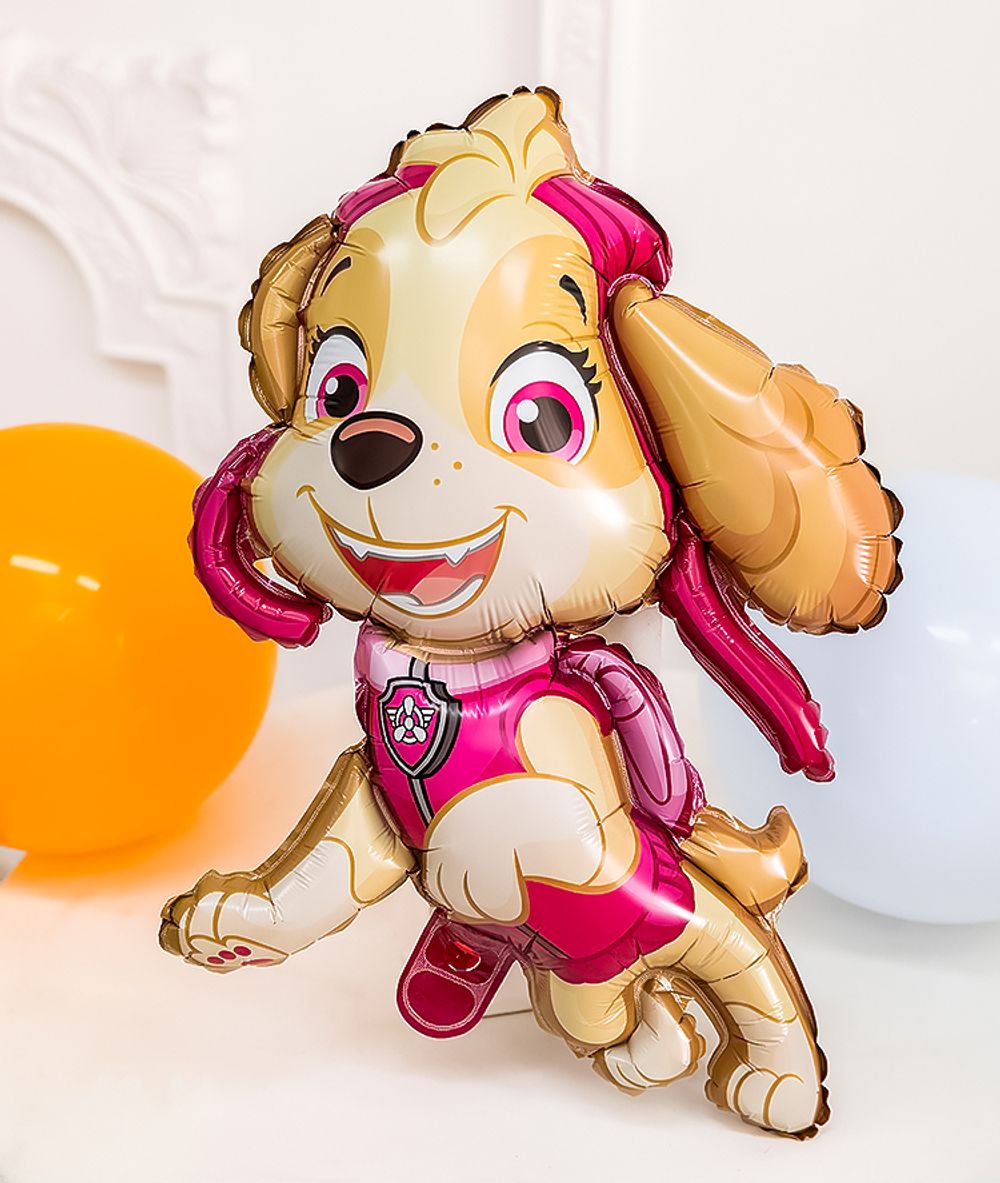 Шар (20''/51 см) Фигура, Щенок Авиатор (надув воздухом), 1 шт. в уп.