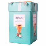 Конфеты мини-рожки в индивидуальной упаковке SORBON "Фундук", 200 г