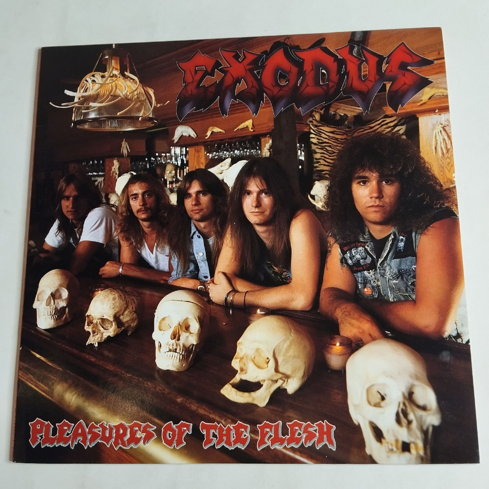 Винтажная виниловая пластинка LP Exodus Pleasures Of The Flesh (USA 1987)