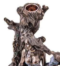 Veronese WS-1271 Статуэтка-подсвечник в стиле Фэнтези «Возвышение»