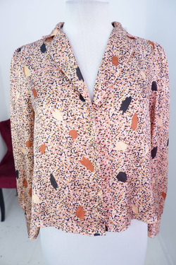 Блузка ZARA для стильного образа, маркировка М, на 46 размер