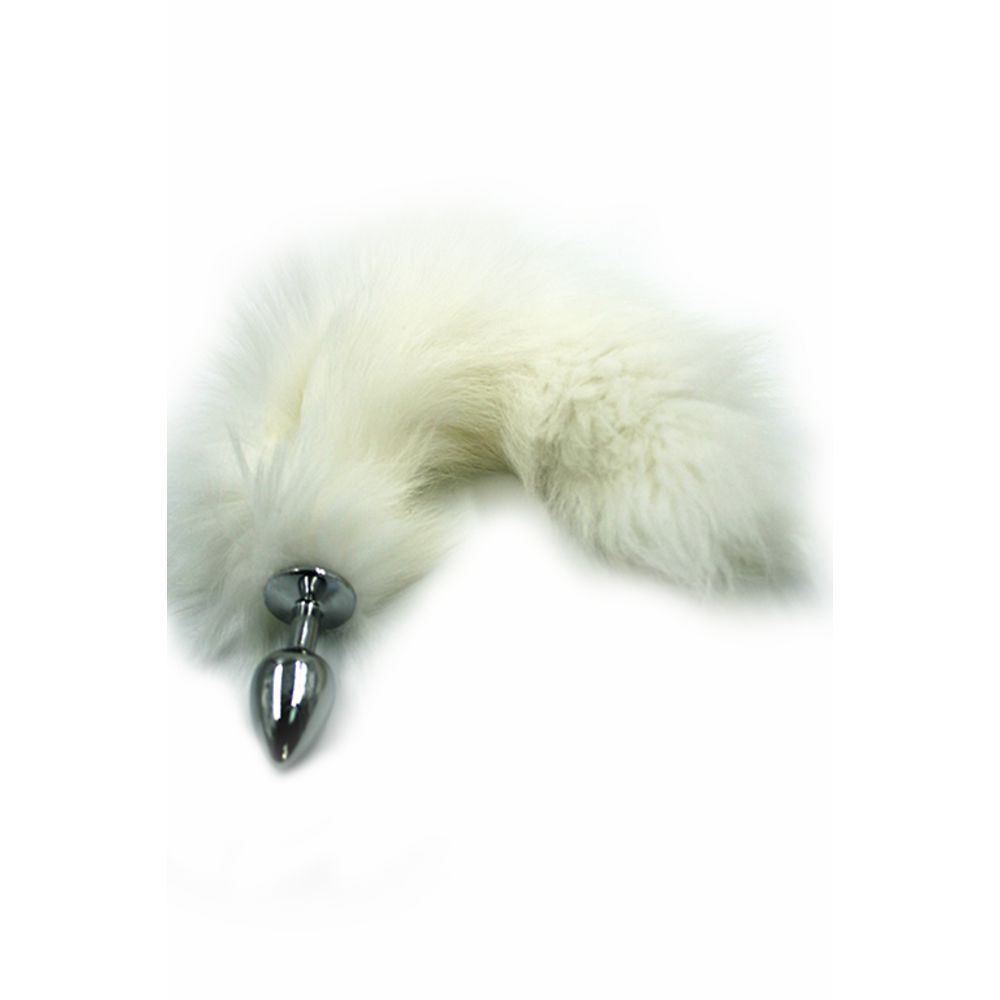 Анальная втулка Sitabella с хвостом серый песец 6,5 см Анальная втулка Sitabella с хвостом серый песец 6,5 см