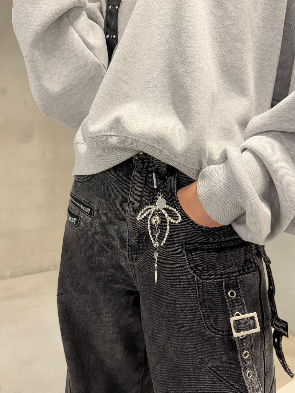 silver coquette trinket