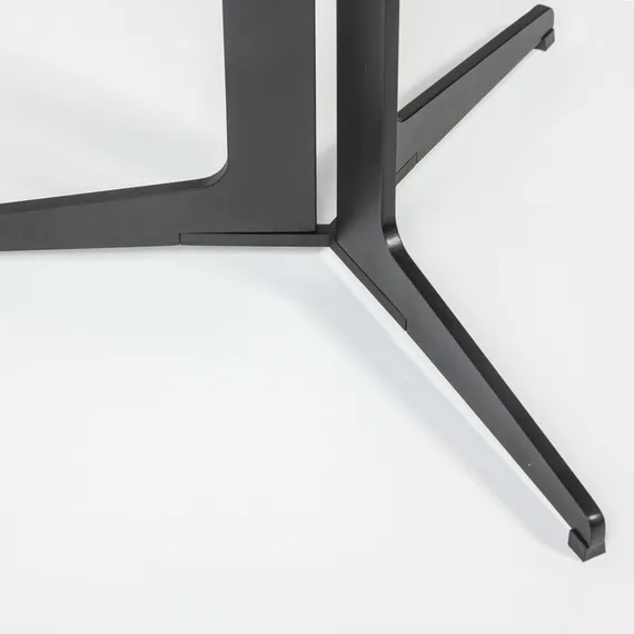 Барный стол Slot Ø65х96 см, орех, ножка черный металл