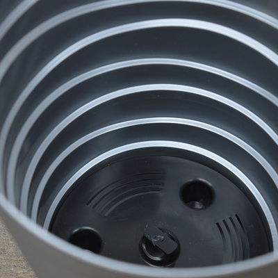 Кашпо Бархан 1,4л, серебряный