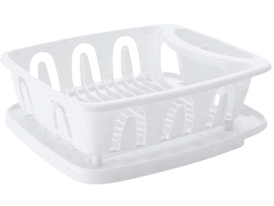 Сушилка для посуды Verona 360*310*125мм белая