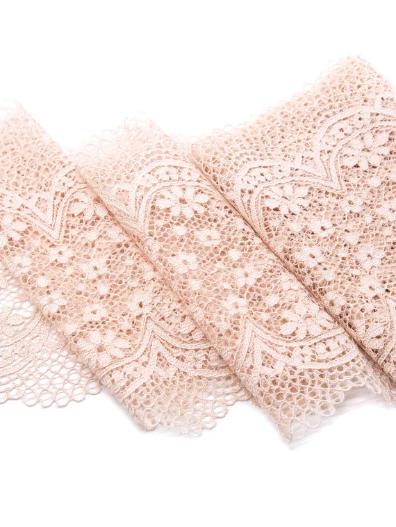 03-150 Кружево эластичное 19 см, телесный