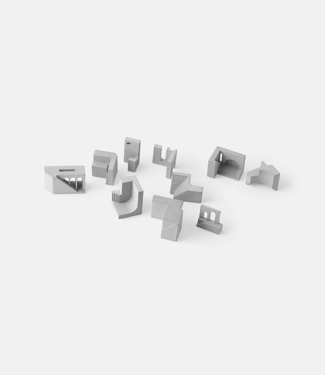 Material Immaterial Replay — архитектурный пазл из бетона