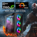 Игровой компьютер PROBOOK PC (AMD Ryzen 5 4500, RAM 16ГБ, SSD 512ГБ, NVIDIA GeForce RTX 2060 Super, Win 11 Pro)