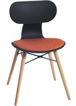 Стул пластиковый с обивкой Papatya Yugo-S Wox Soft